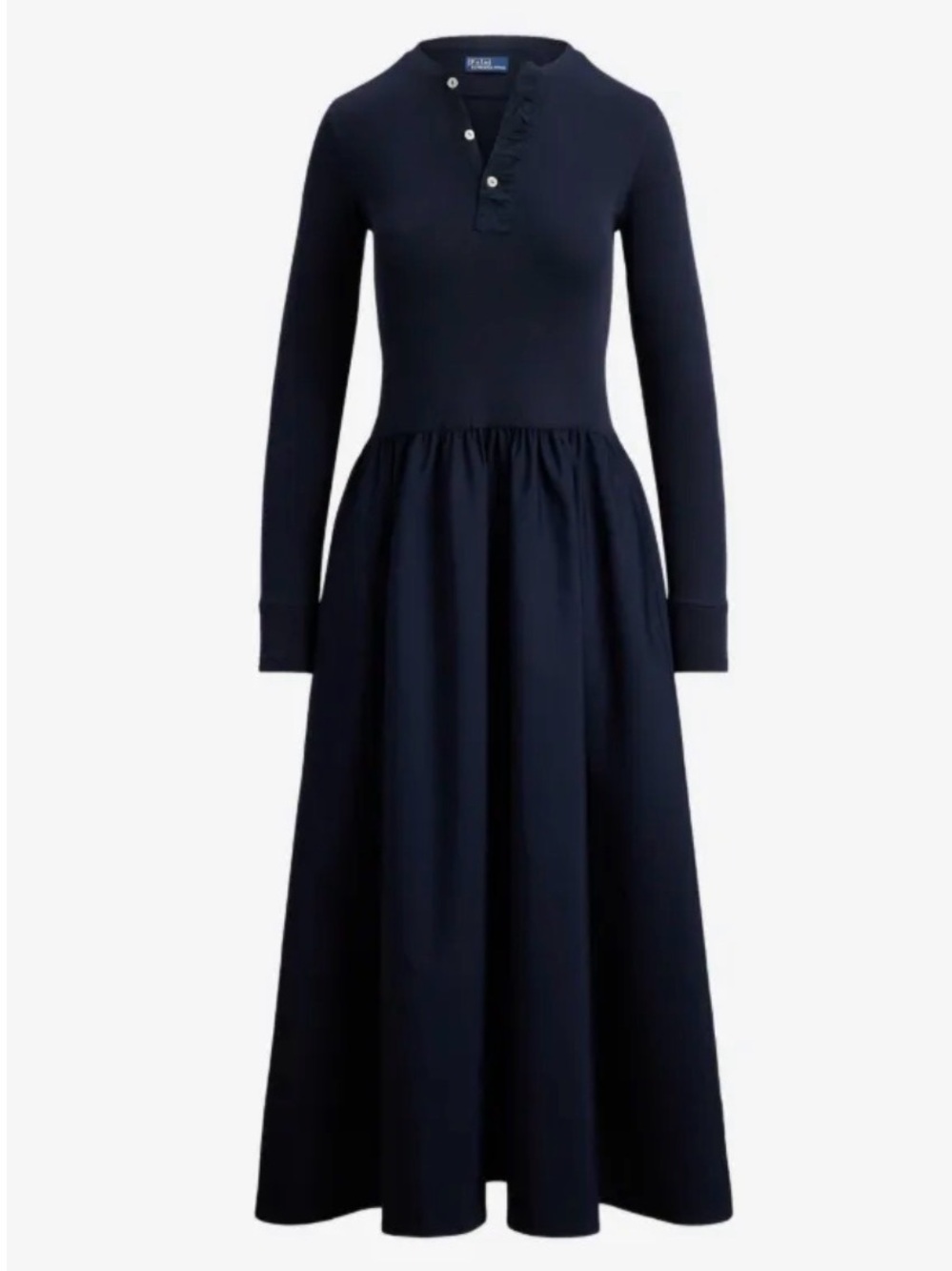 Polo by Polo Ralph Lauren Cotton Henley Dress - Midi dresses